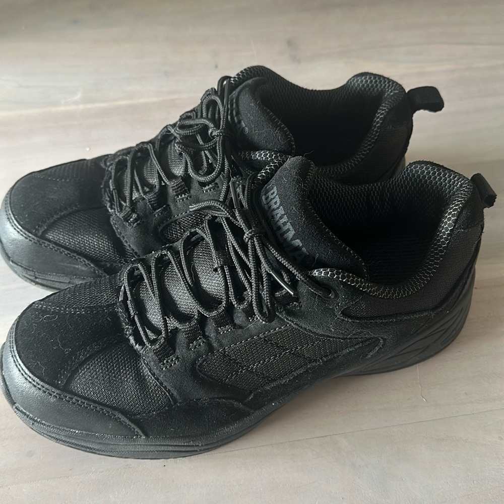 Brahma Steel Toe Black Work Sneakers worn once